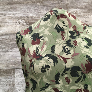 DBP - Whispy Floral Olive - Sold by half yard