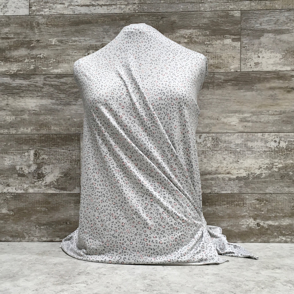 DBP - Silver Pink Leopard - Sold by half yard