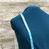 Techno Crepe / Teal | Sold by the half yard