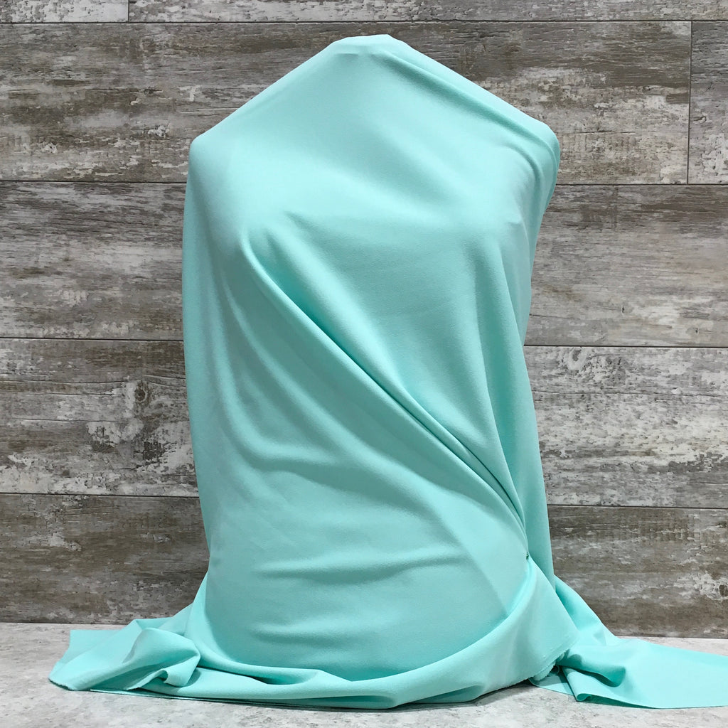 Techno Crepe / Spearmint | Sold by the half yard