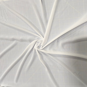 White Double Georgette 01 | Sold by the half yard