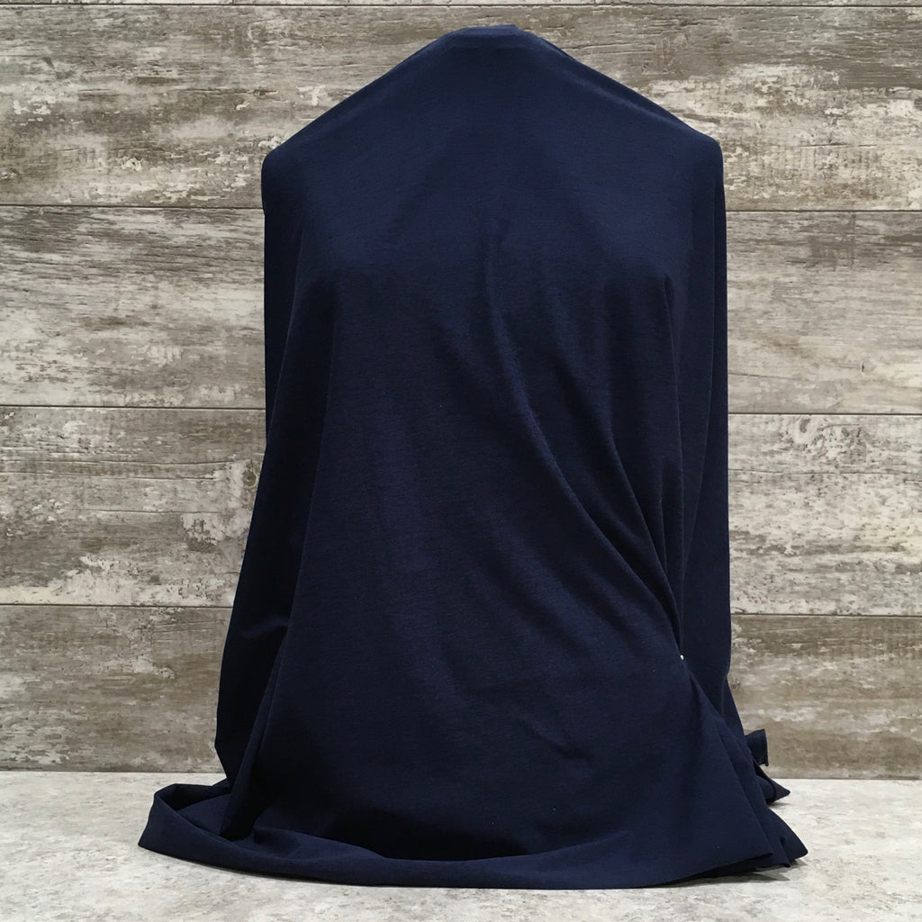 Sustainable Sportswear/Activewear Navy - Sold by the half yard