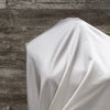 Bridal Fabrik Miyuki Stretch Satin 01 Pure White | Sold by the half yard