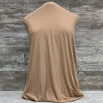 Ribbed DBP - Terracotta Tic-Tacs - Sold by half yard