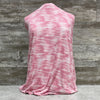 Ribbed DBP - Strawberry Space Dye - Sold by half yard