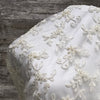 Bridal Lace Lattice Floral - 03 Ivory - Sold by the half yard