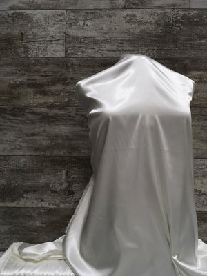 Bridal Tahari Satin 01 Pure White | Sold by the half yard