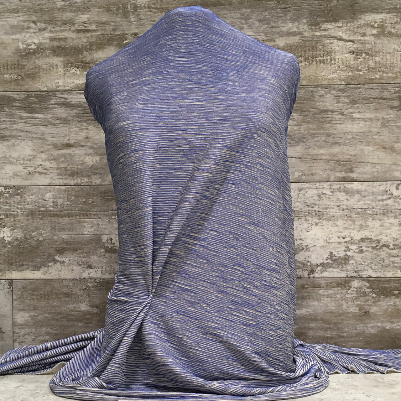 True Blue Ruffles Knit | Sold by the half yard – Fabrik Attik