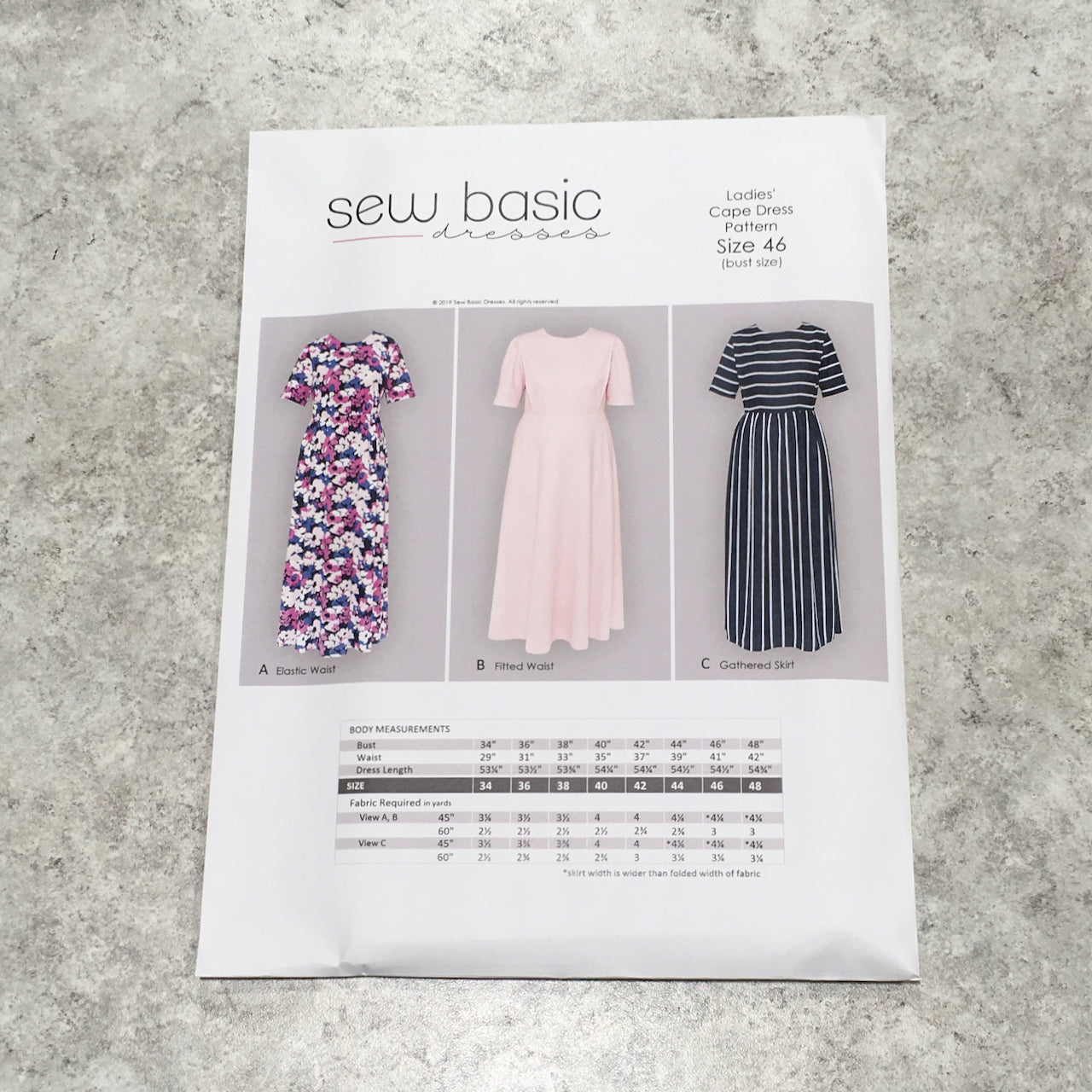 Sew Basic / Ladies Dress Pattern – Fabrik Attik