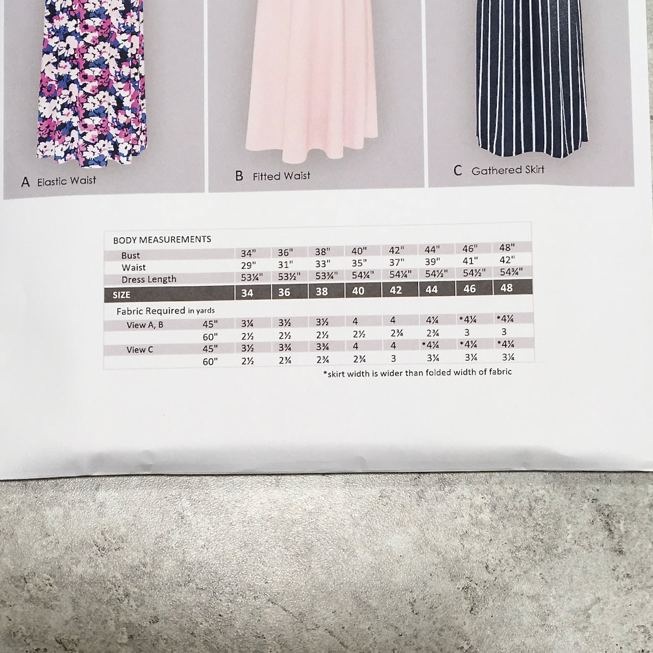 Sew Basic / Ladies Dress Pattern
