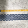 Trim Lace / Abstract Dusty Blue - Sold by the half yard