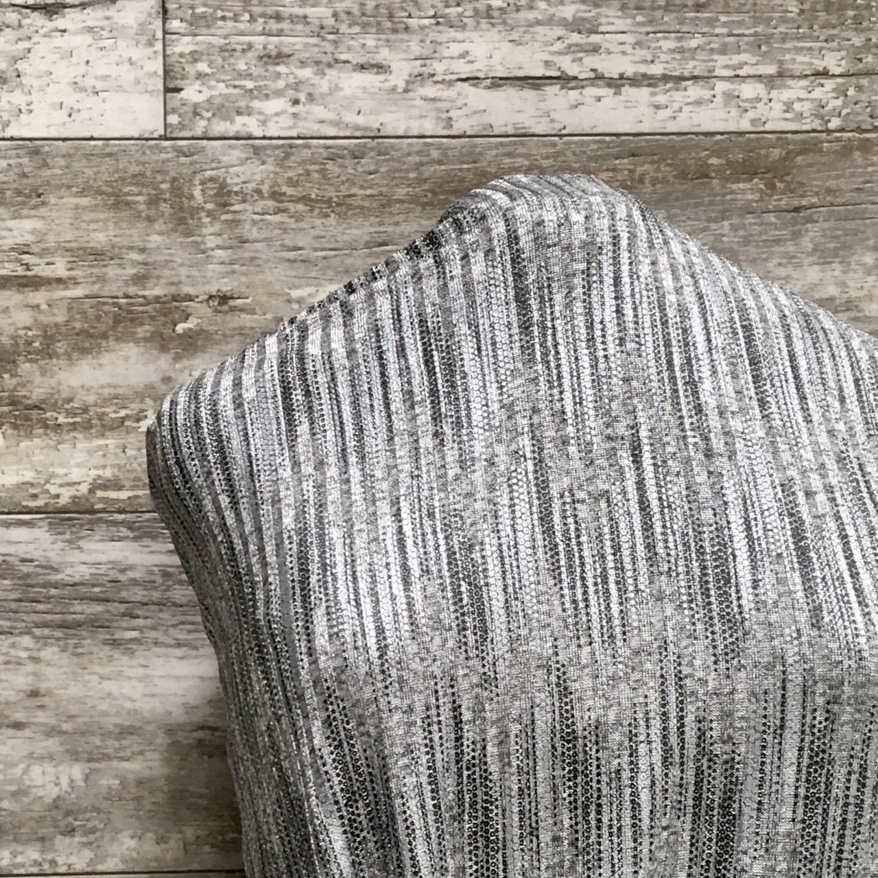 Silver Wanderlust Sparkle Knit / Sold by the half yard