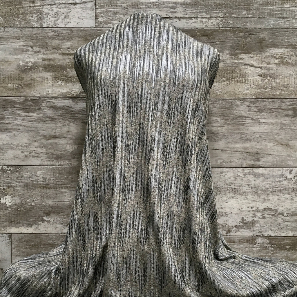 Golden Wanderlust Sparkle Knit / Sold by the half yard