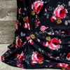 DBP / Stable Knit - French Floral on Navy - Sold by half yard