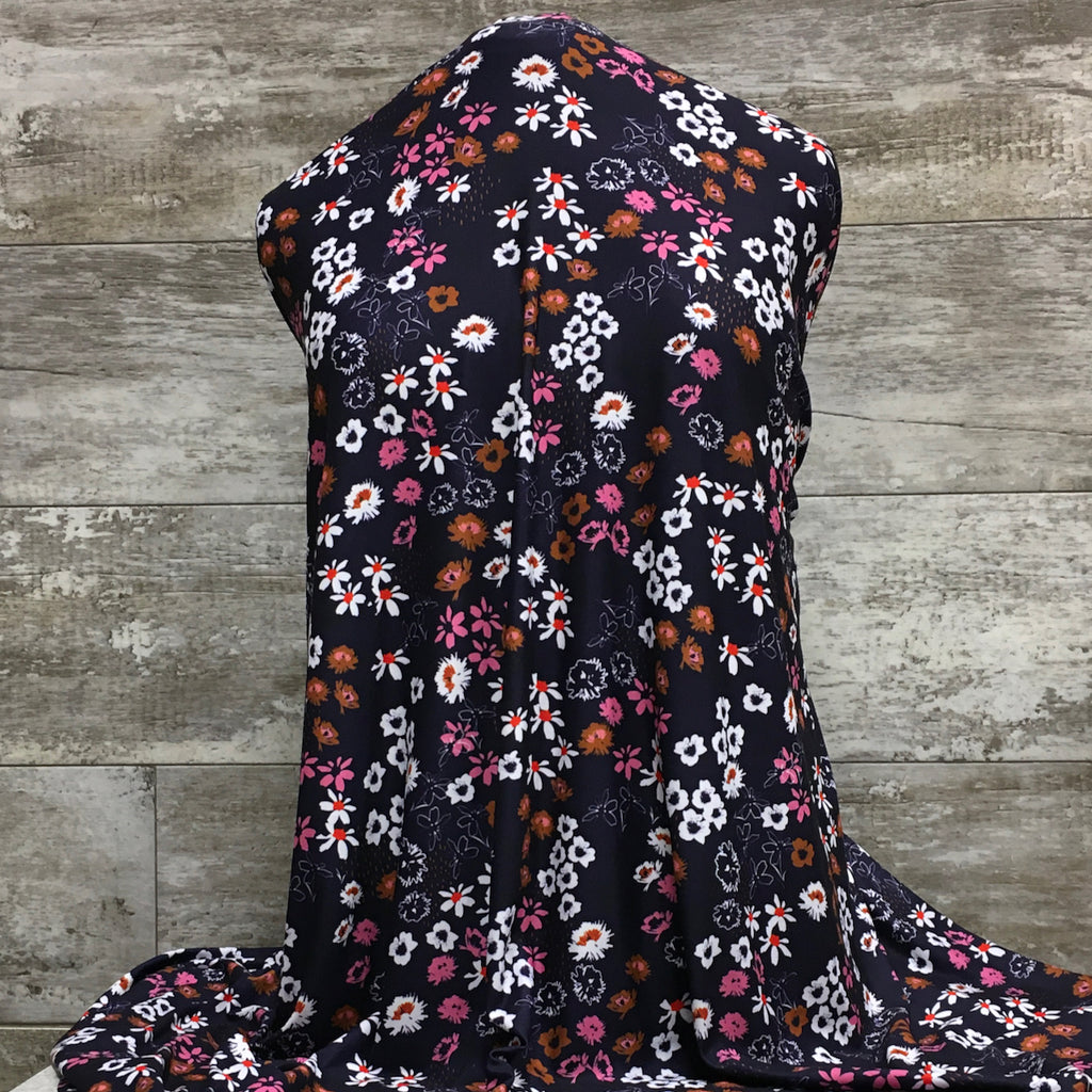 DBP / Stable Knit - Retro Floral - Sold by half yard
