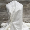 Bridal Lace Fused Satin / 03 Ivory | Sold by the half yard