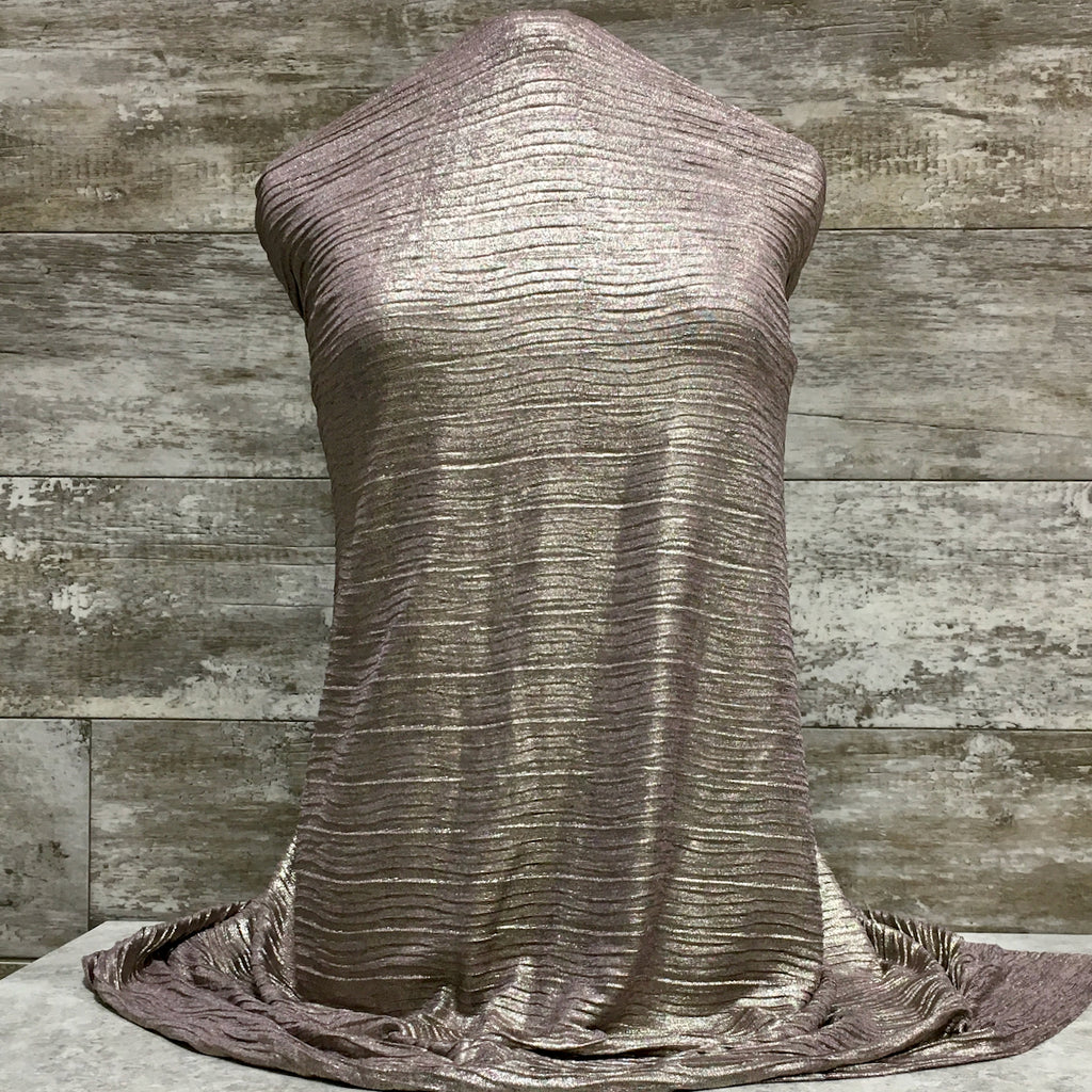 Twinkle Pink / Sparkle Knit / Sold by the half yard