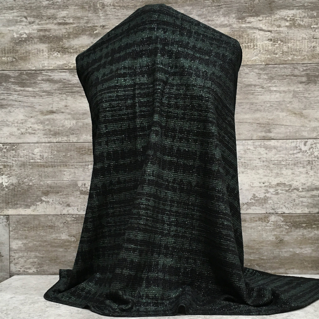 Wintergreen Sparkle Knit / Sold by the half yard