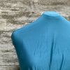 Bamboo / Jersey Fiji Blue Solid l Sold by the half yard