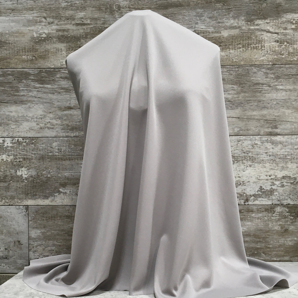 RT Scuba Knit Buff Grey solid | Sold by the half yard