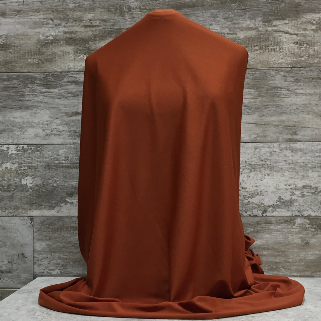 DZ21 / Lightweight Single Knit - Terracotta 4517 l Sold by the half yard