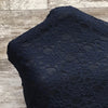 Xanna Lace / Navy - Sold by the half yard