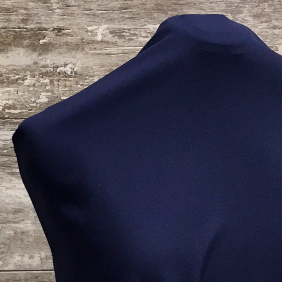 Martino Crepe / Navy | Sold by the half yard