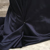 Kyoto Crepe Satin / Navy 56 | Sold by the half yard