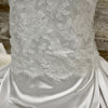 Bridal Lace French Rosette - Sold by the half yard