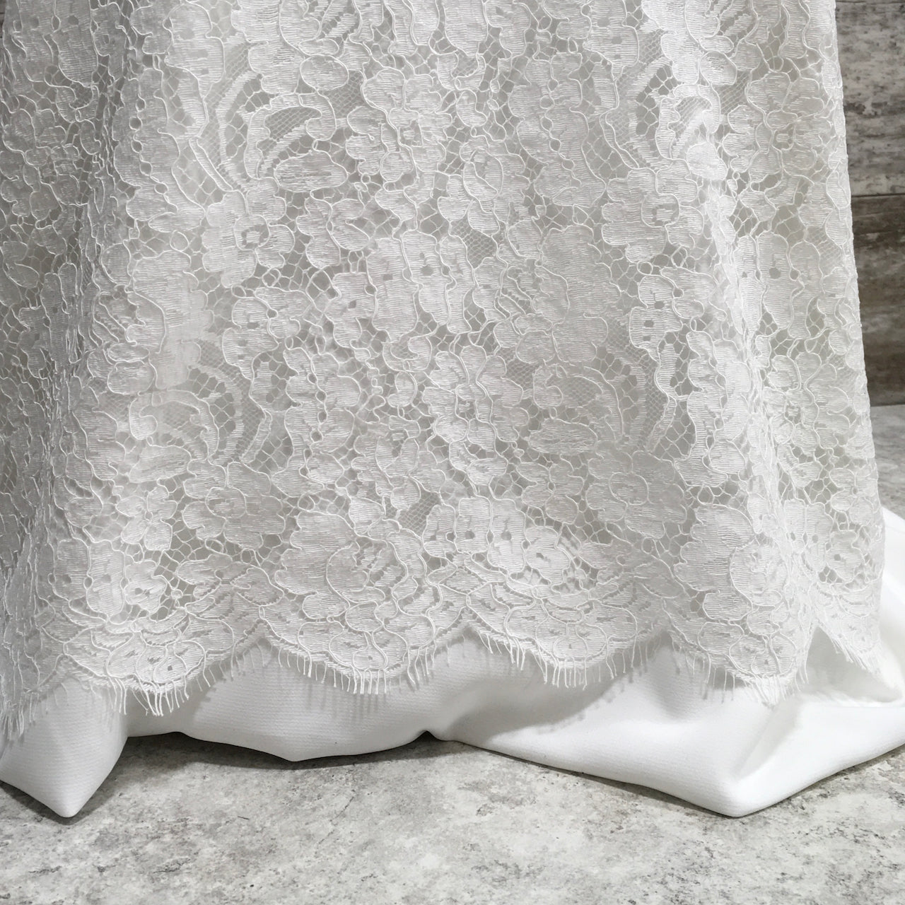 Bridal Lace Romance in Rome - Sold by the half yard