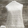 Bridal Lace All the Scallops - Sold by the half yard