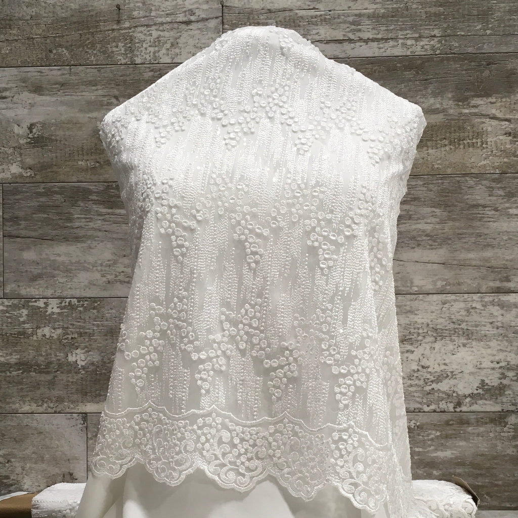 Bridal Lace Ceres - Sold by the half yard