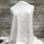 Bridal Lace Sugar Chantilly - Sold by the half yard