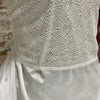 Bridal Lace Glowy Geometric - Sold by the half yard