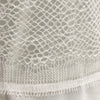 Bridal Lace Glowy Geometric - Sold by the half yard