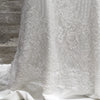 Bridal Lace Striped Chantilly - Sold by the half yard
