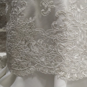 Bridal Lace Veronica Embroidery - Sold by the half yard