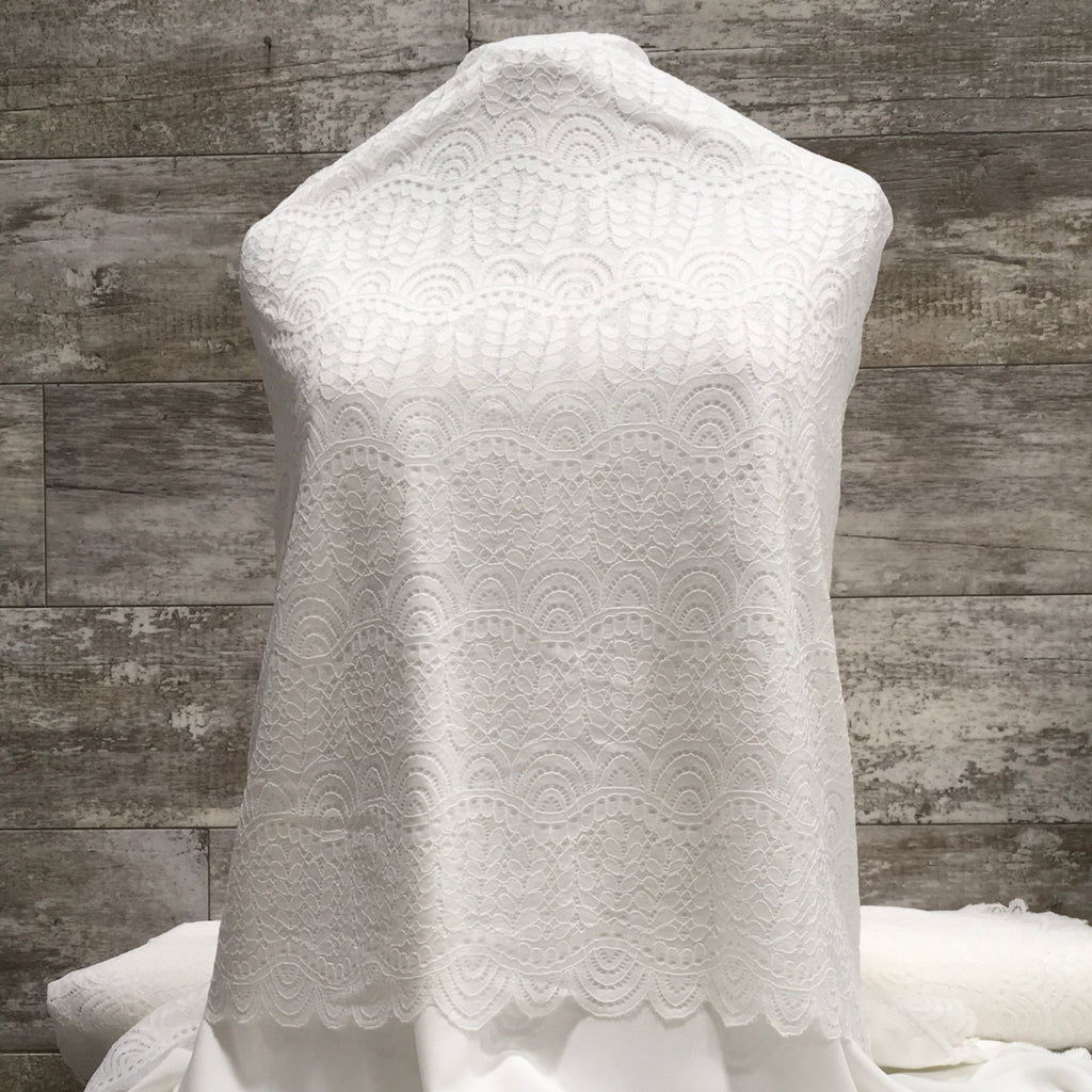 Bridal Lace Moringa Leaves - Sold by the half yard