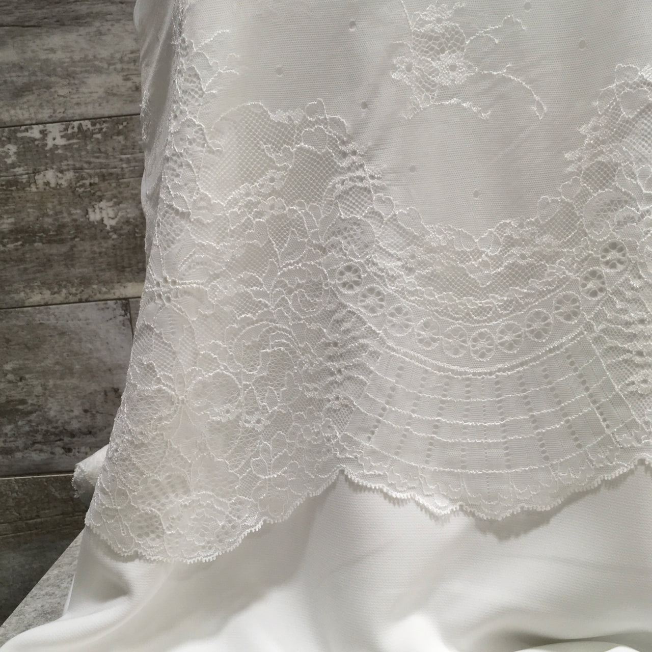 Bridal Lace Exquisite Bodice  - Sold by the half yard