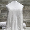 Bridal Lace Diamond Burnout - Sold by the half yard