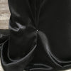 Stretch Satin /  Black | Sold by the half yard