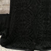 Diamond Burnout / Black - Sold by the half yard