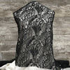Paisley Swirls Lace / Black - Sold by the half yard