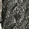 Paisley Swirls Lace / Black - Sold by the half yard