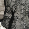 Chantilly Treasure Lace / Black - Sold by the half yard