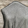 Sequin Stripes Lace / Black - Sold by the half yard