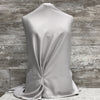 Kyoto Crepe Satin / Buffed Silver 26 | Sold by the half yard