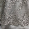 3D Embroidered Lace / Rose Taupe - Sold by the half yard