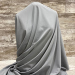 Techno Crepe / Light Grey | Sold by the half yard