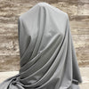 Techno Crepe / Light Grey | Sold by the half yard